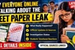 Neet Paper Leak Latest Update